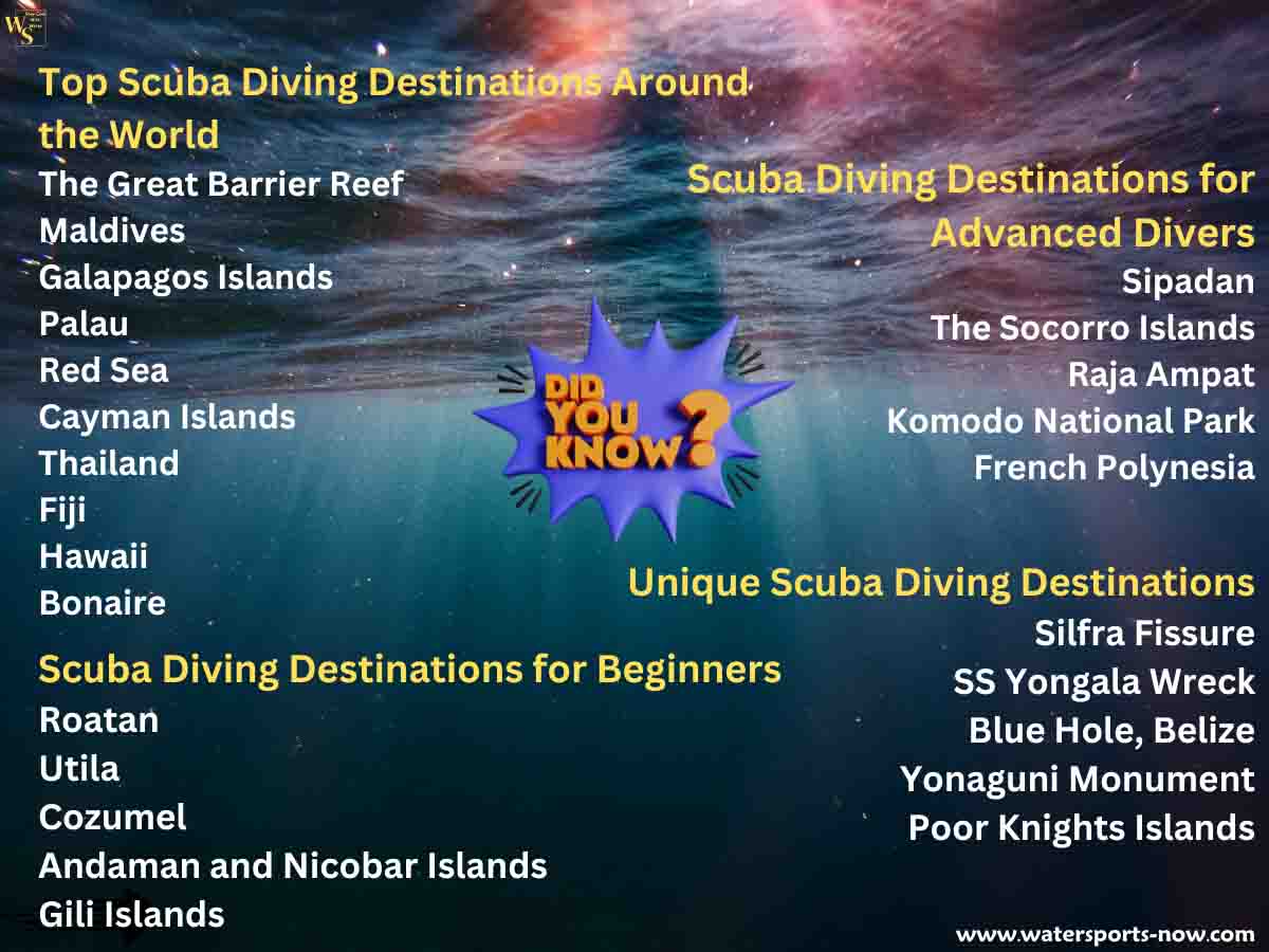 10 Popular Scuba Diving Destinations in The World